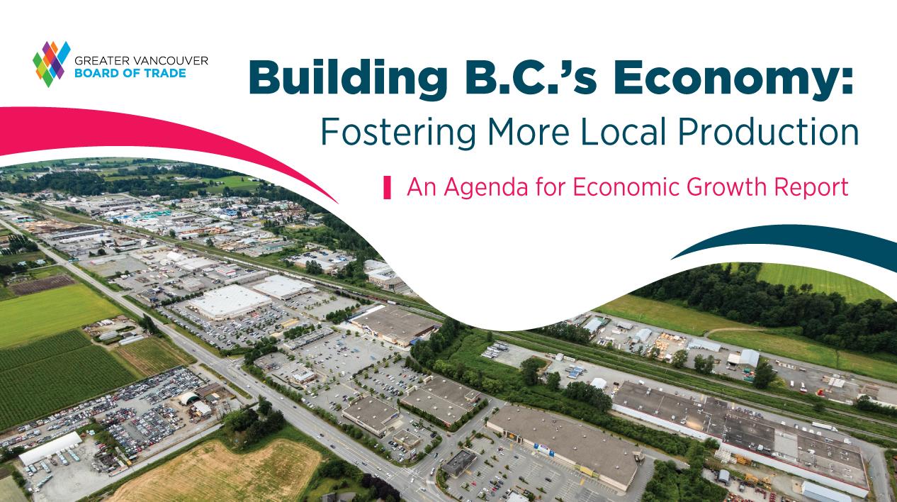 Fostering local production is B.C.’s path to economic resilience