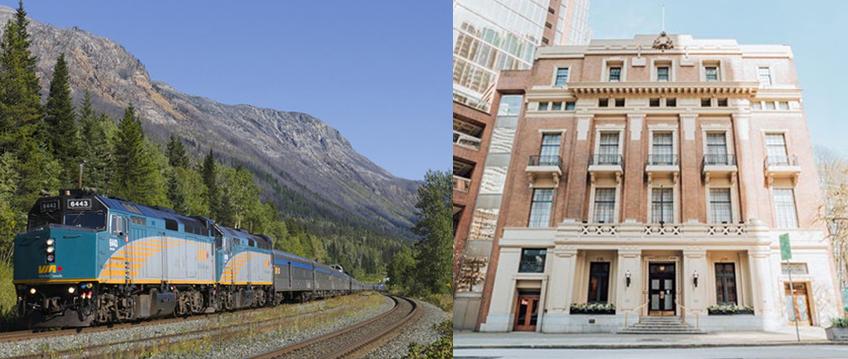 VIA rail anniversary social