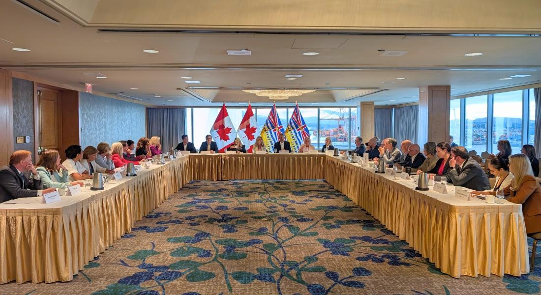 gvbot roundtable with the hon melanie joly and the hon gregor robertson